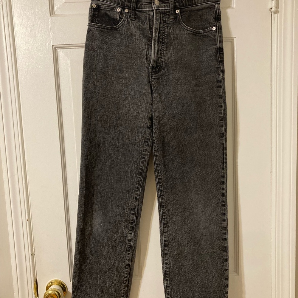 Madewell Straight Leg Jeans - Charcoal